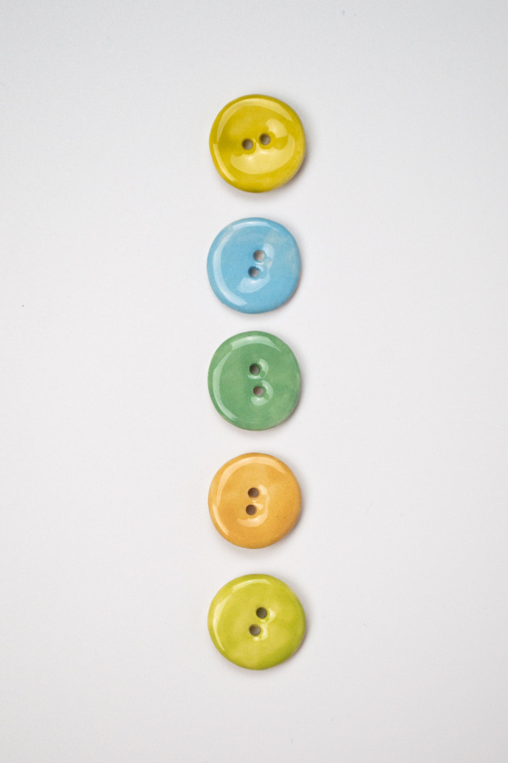 19mm Handmade Ceramic Button Set｜Aquarelle