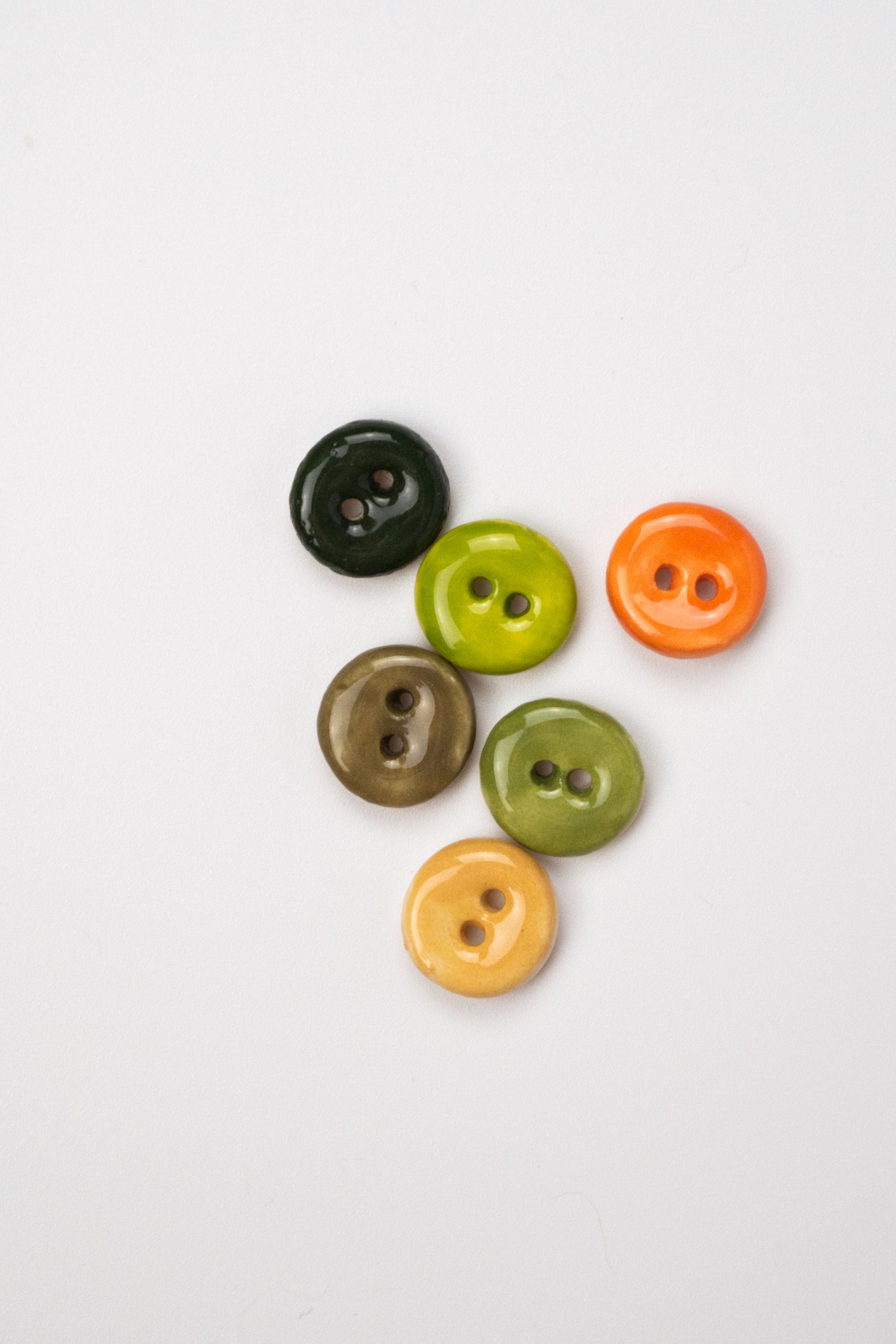 13mm Handmade Ceramic Button Set｜Fruit