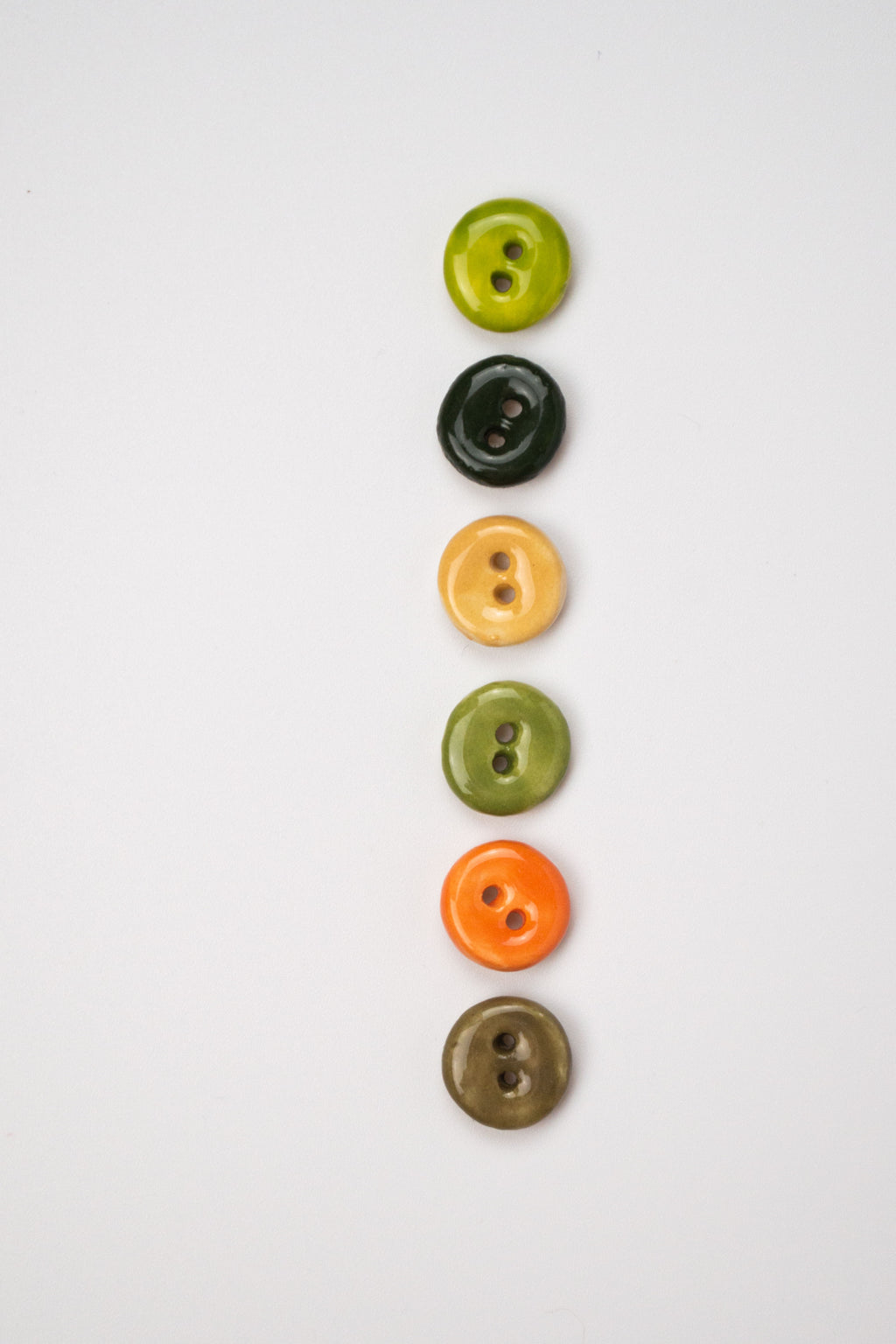 13mm Handmade Ceramic Button Set｜Fruit