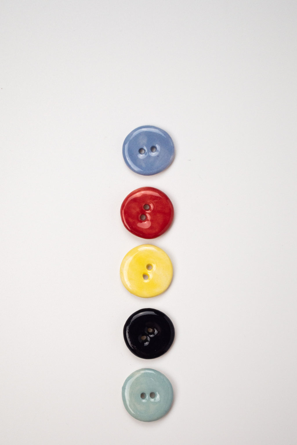 19mm Handmade Ceramic Button Set｜Pastels