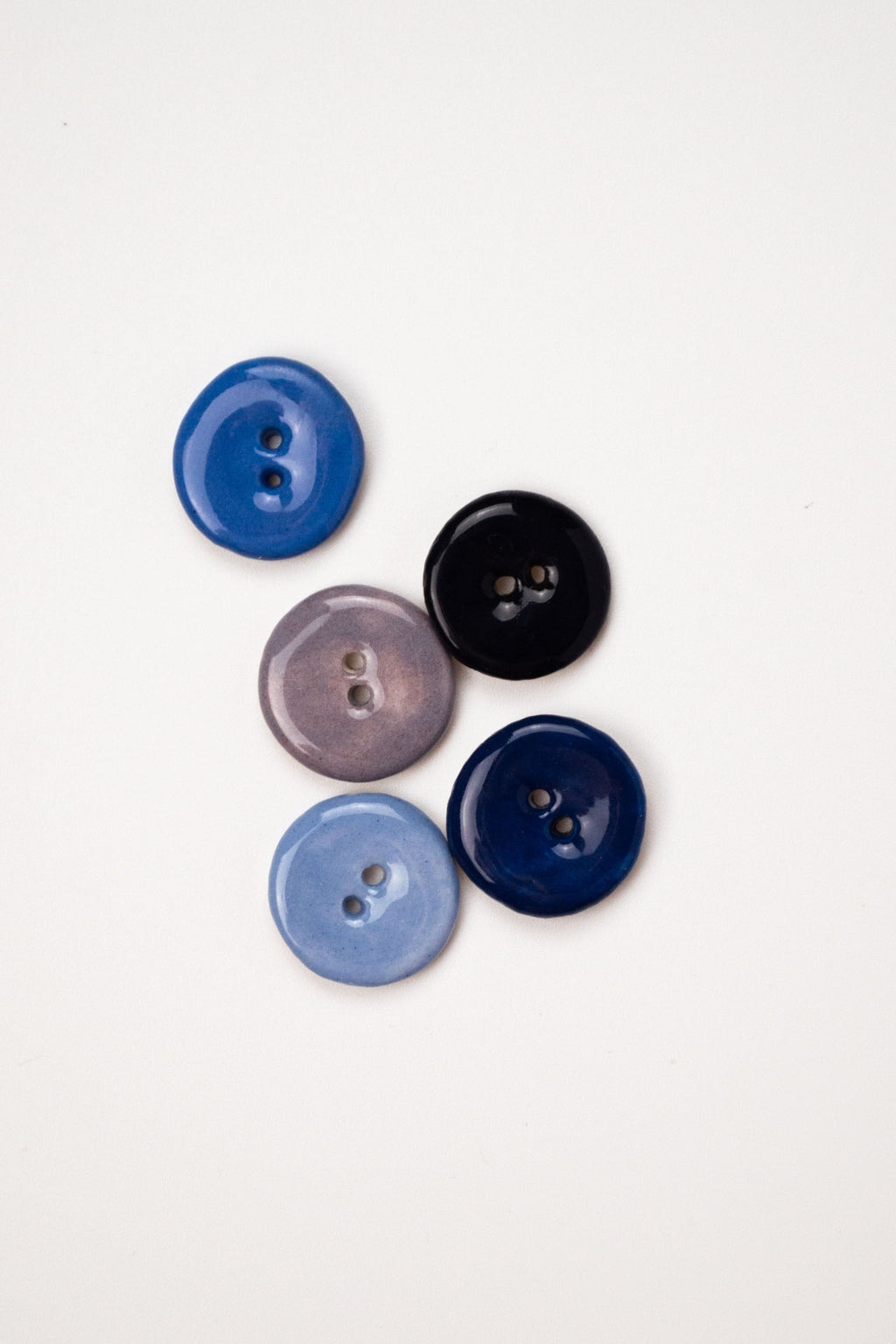 19mm Handmade Ceramic Button Set｜Seagull