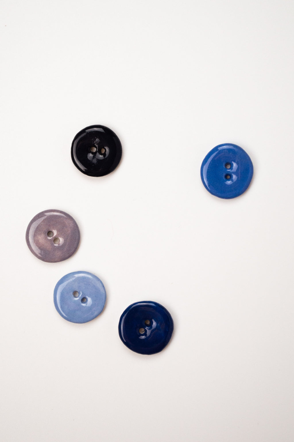 19mm Handmade Ceramic Button Set｜Seagull