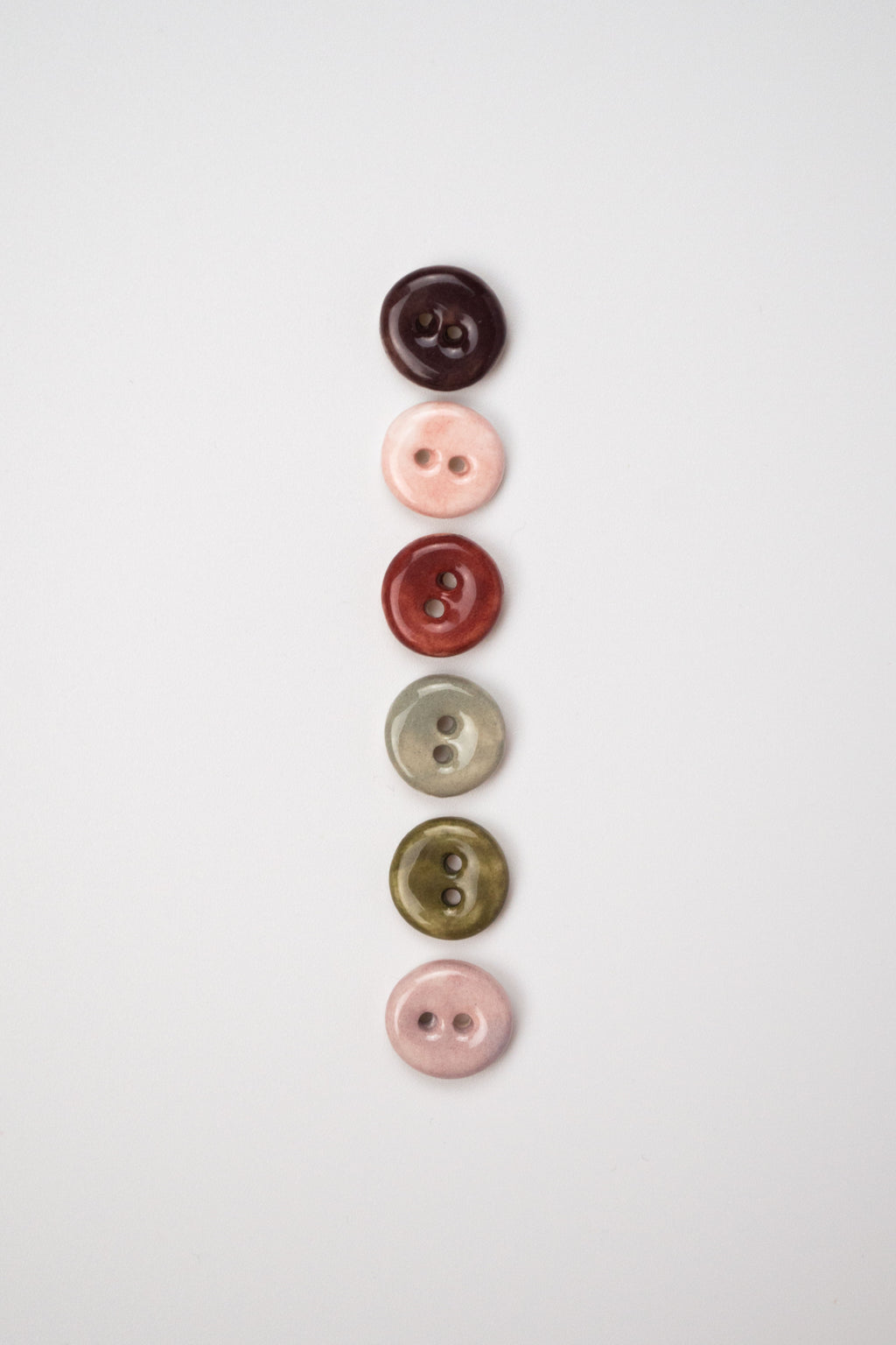 13mm Handmade Ceramic Button Set｜Sketch