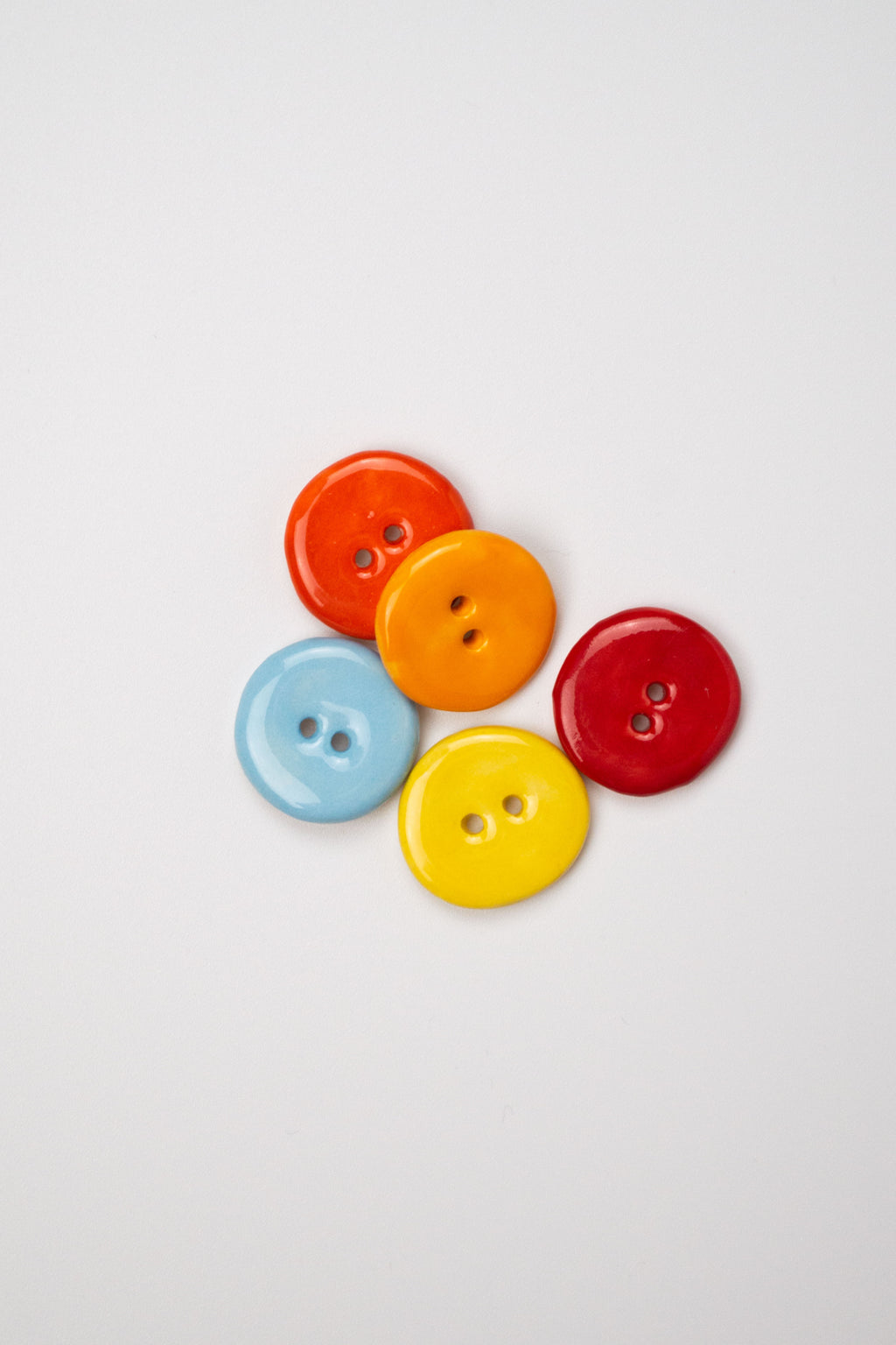19mm Handmade Ceramic Button Set｜Balloon