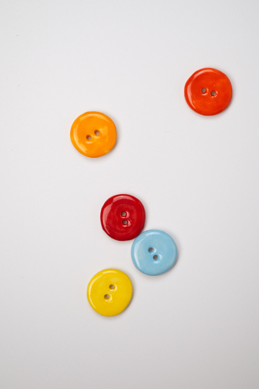 19mm Handmade Ceramic Button Set｜Balloon