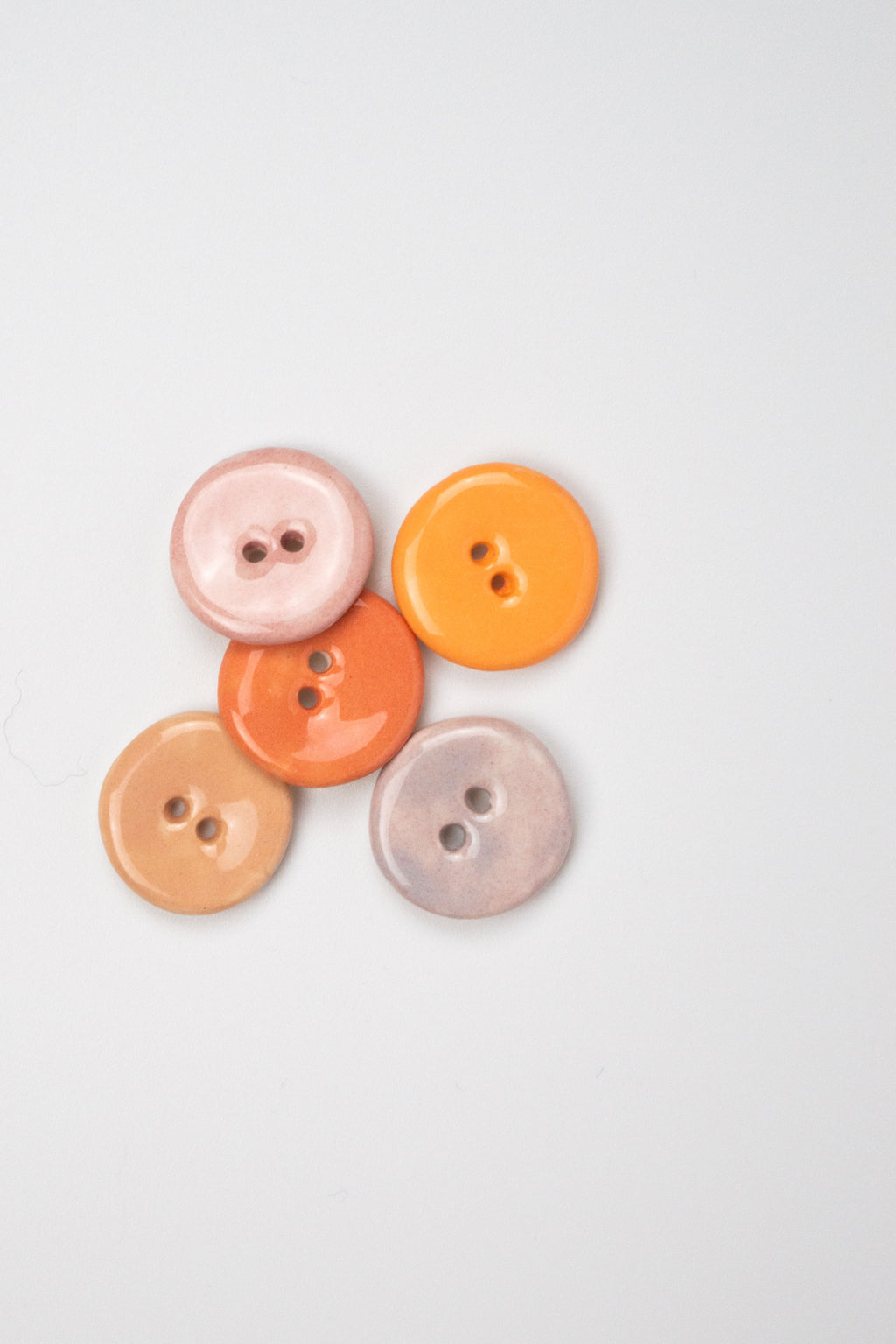 19mm Handmade Ceramic Button Set｜Autumn