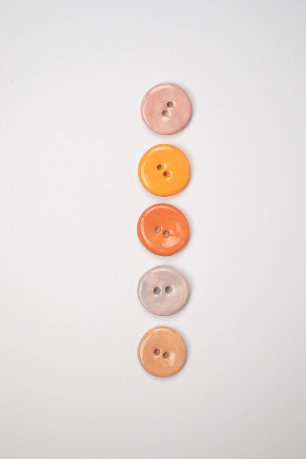 19mm Handmade Ceramic Button Set｜Autumn