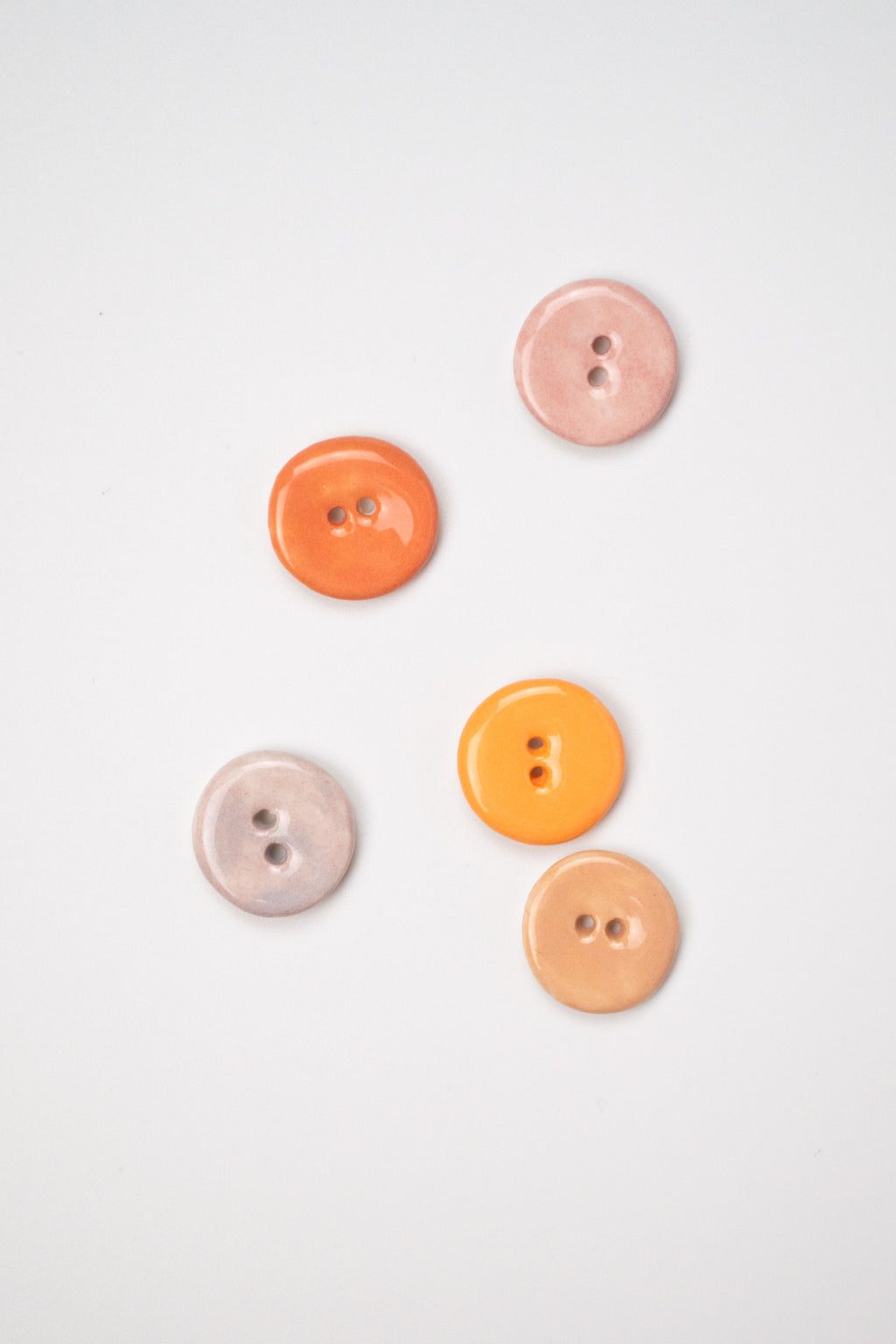 19mm Handmade Ceramic Button Set｜Autumn