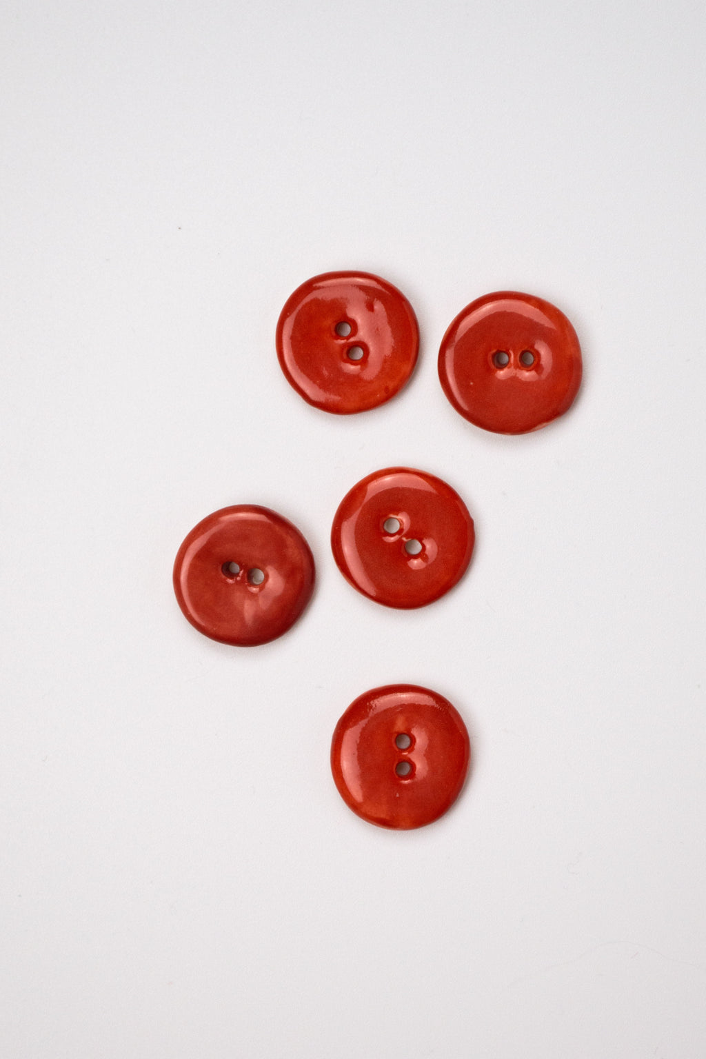 19mm Handmade Ceramic Button｜Rough