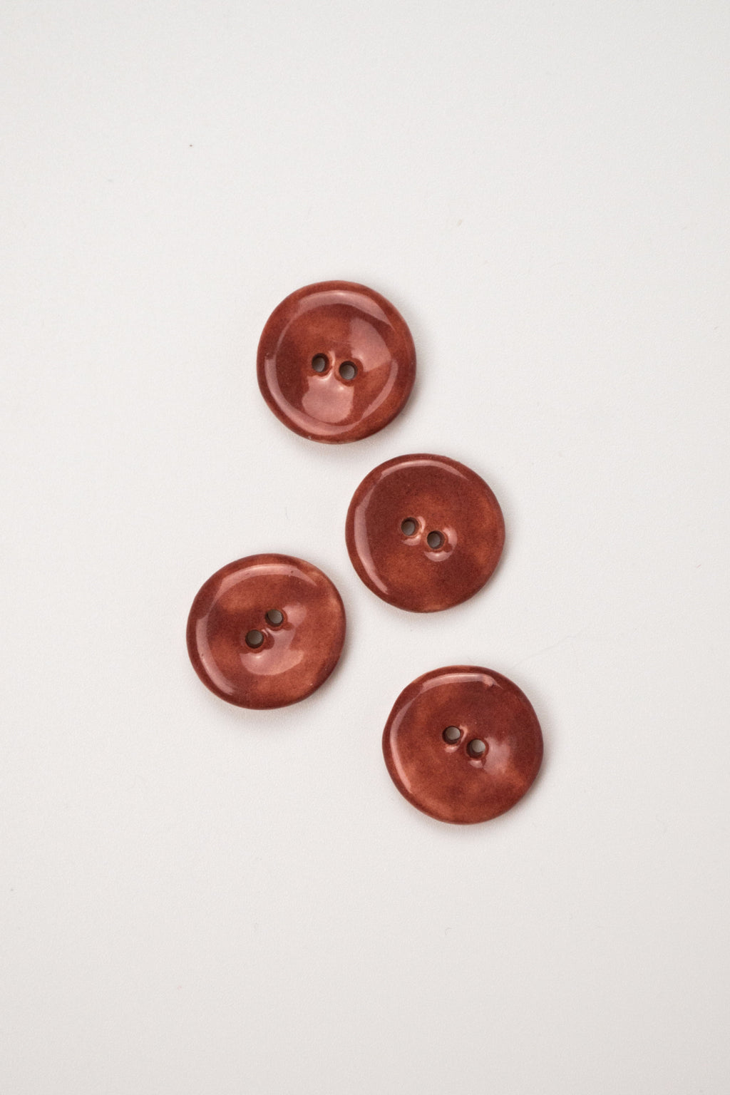 19mm Handmade Ceramic Button｜Clay