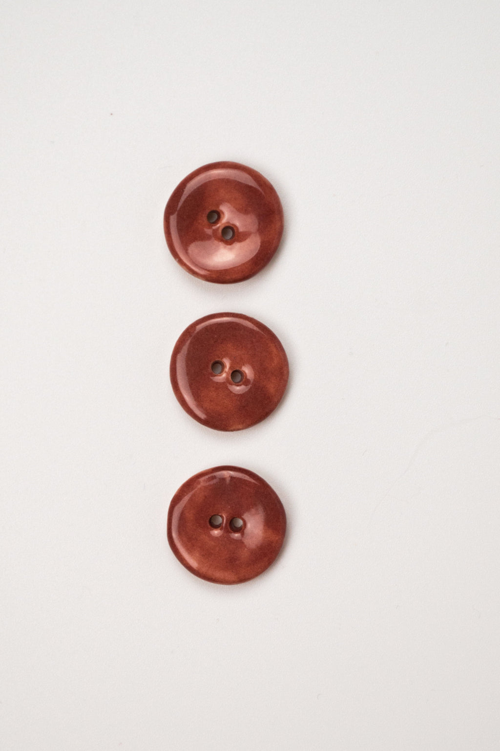 19mm Handmade Ceramic Button｜Clay