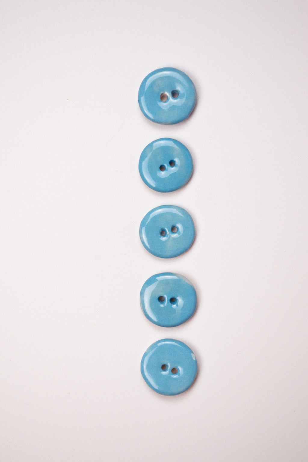 19mm Handmade Ceramic Button｜Water