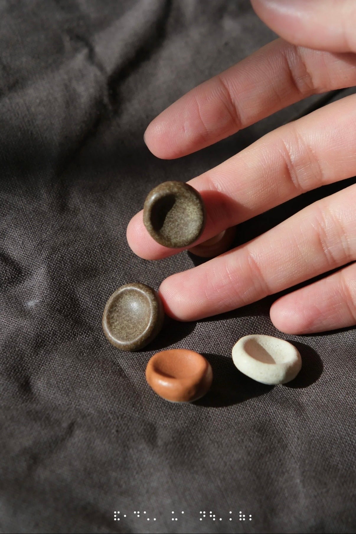 Handmade Ceramic Button Set｜Loam
