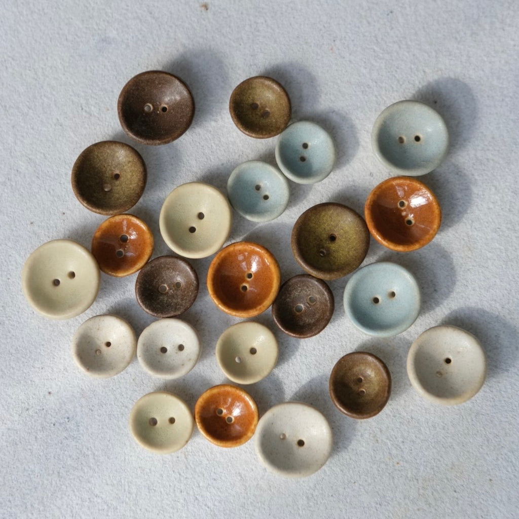 Handmade Ceramic Button Set｜Silt