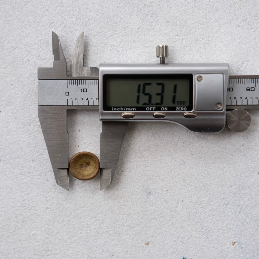 15mm Handmade Ceramic Button Set｜Stone