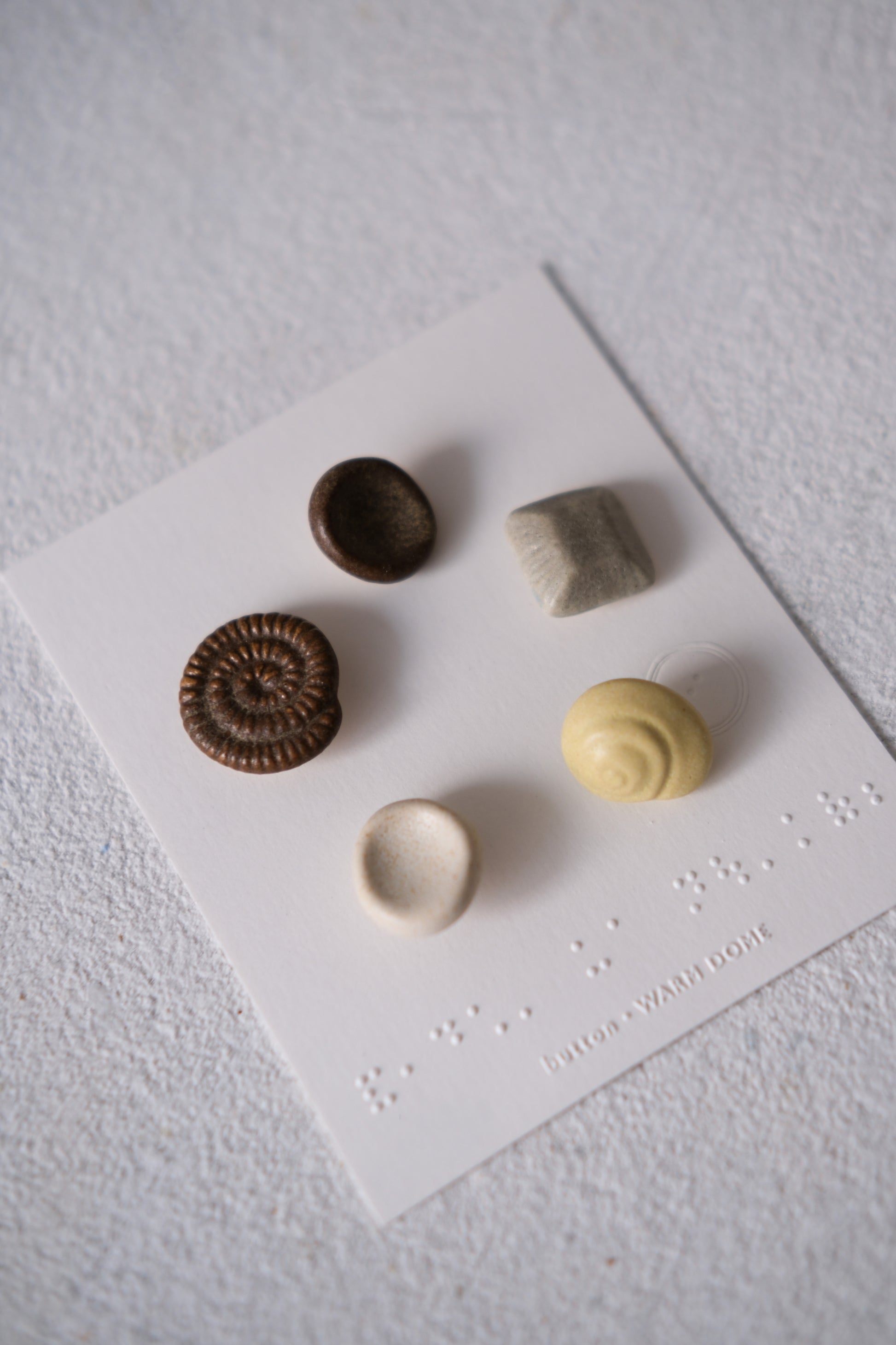 Handmade Ceramic Button Set｜Loam